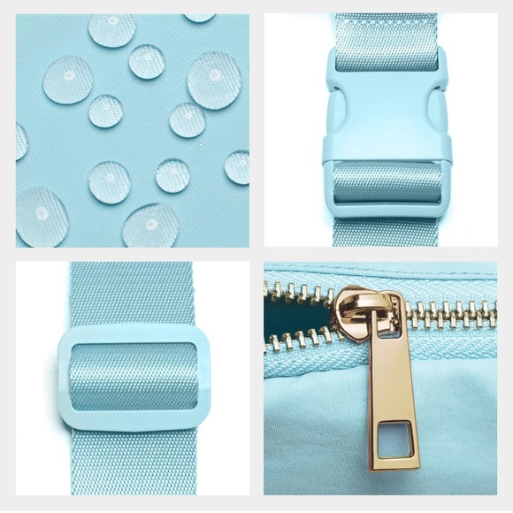 💜Belt Bag Fanny Pack Crossbody Bags with Initial Letter Patch (Letter H) - Picture 5 of 10